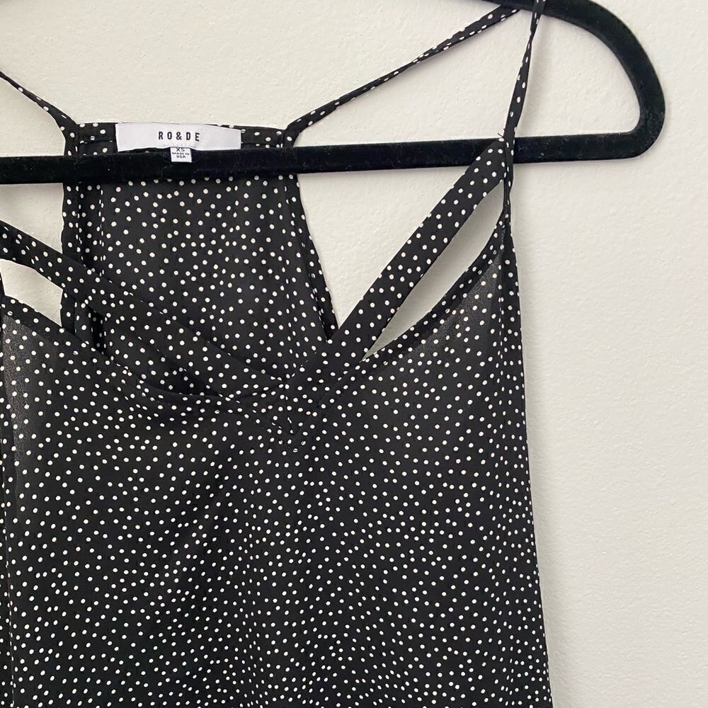 RO&DE  Anthropologie  polka dot cami